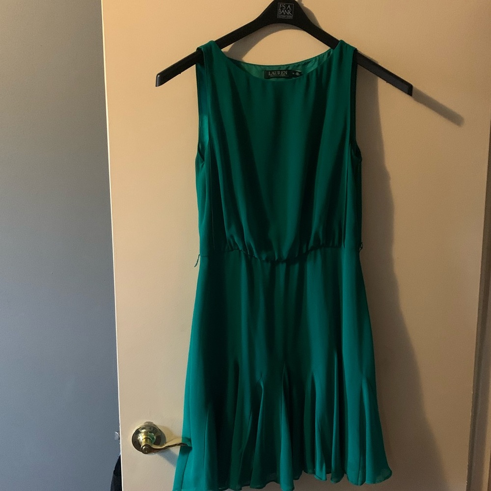 Green dress by Ralph